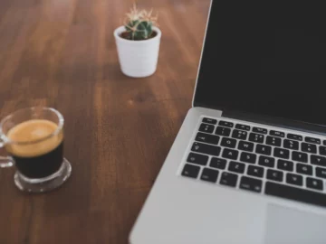 Computer Office Desk Coffee