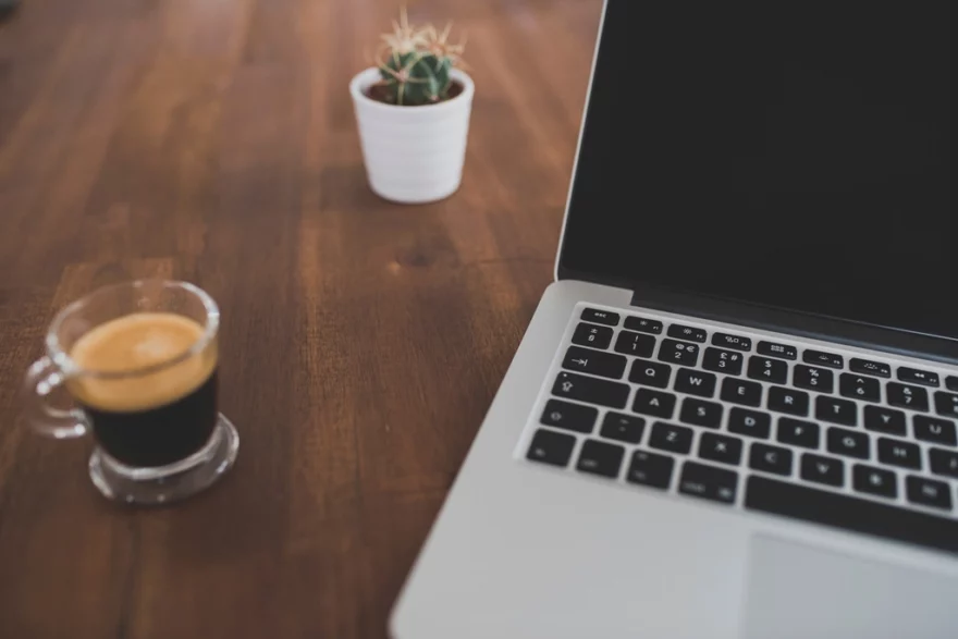 Computer Office Desk Coffee